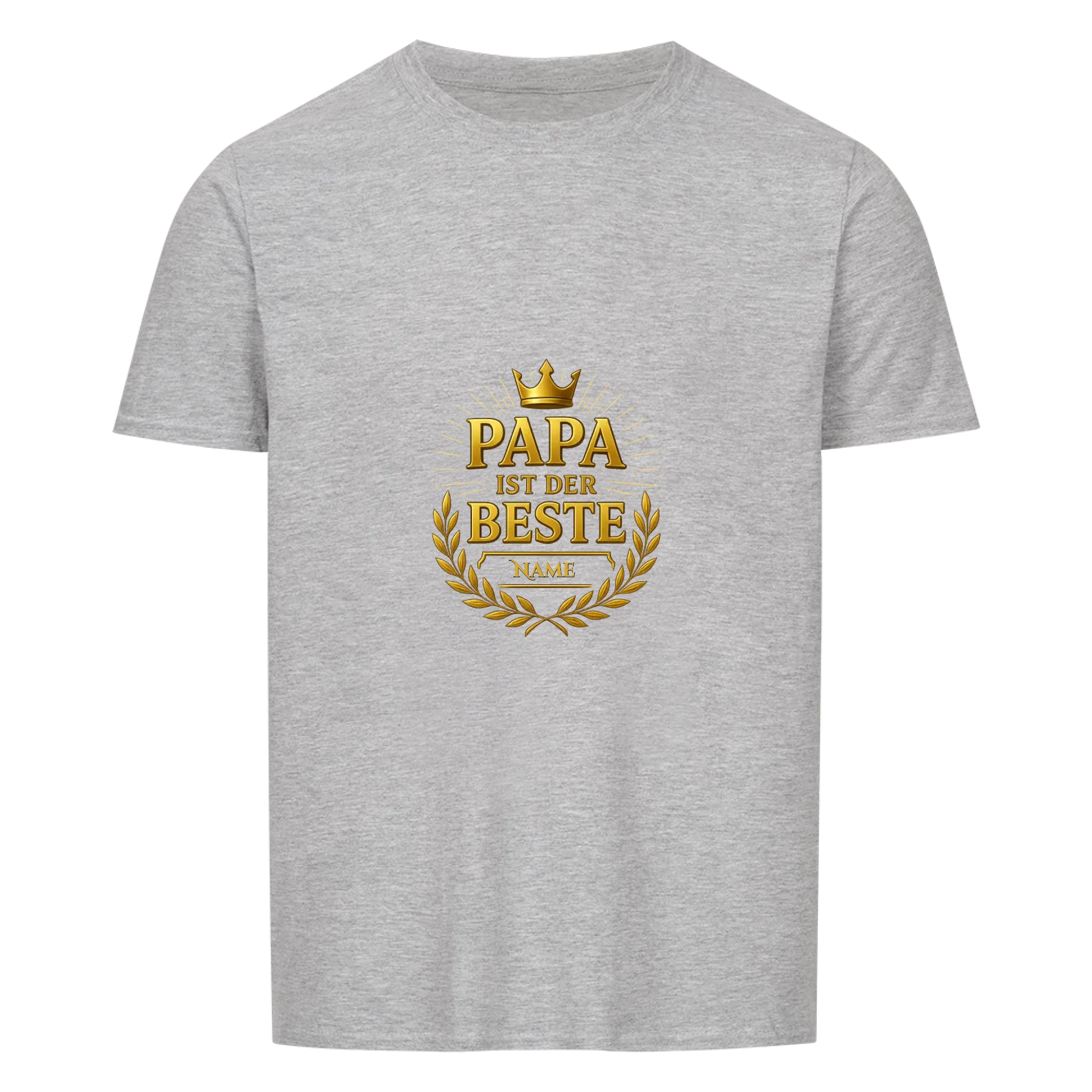Papa ist der Beste – Personalisiertes T-Shirt