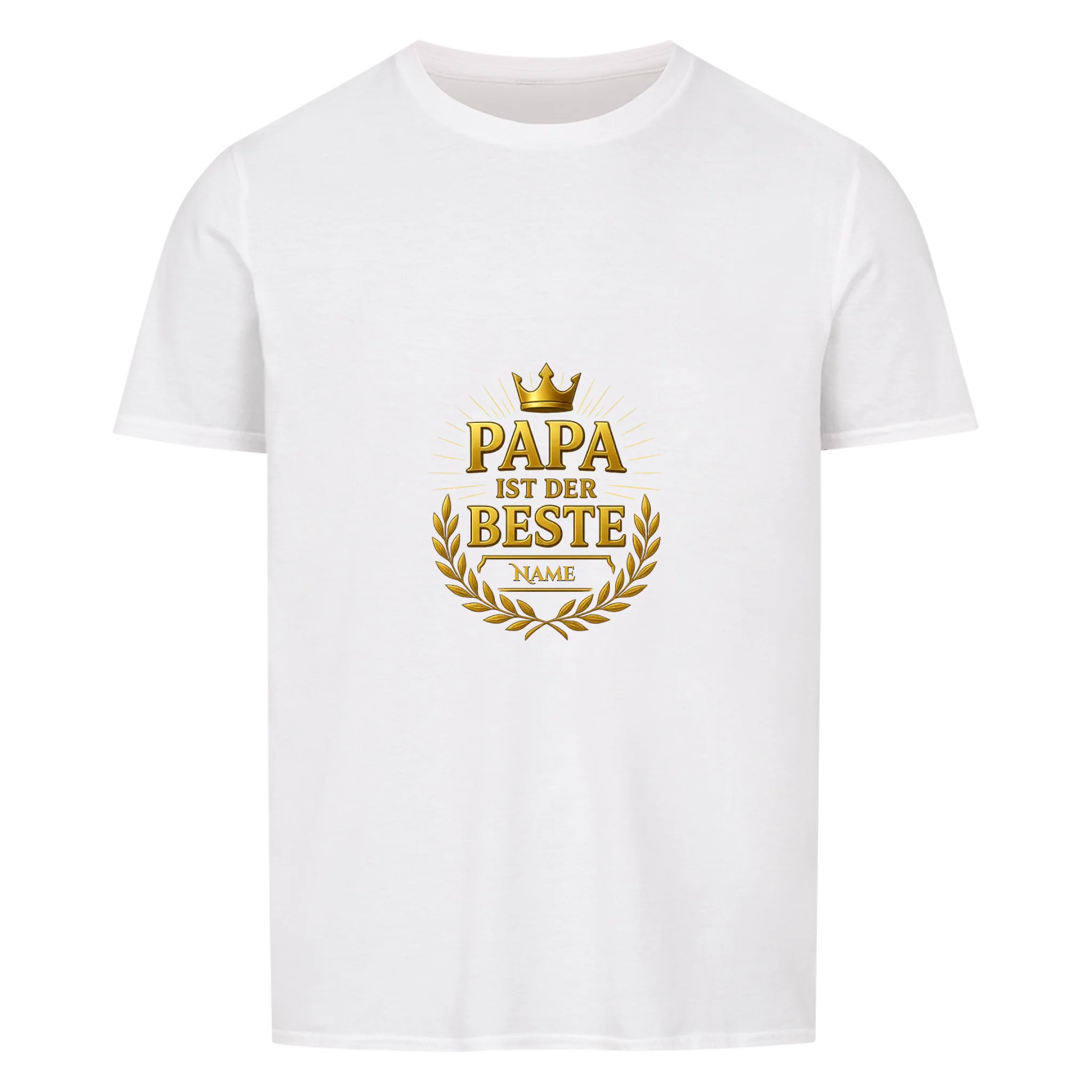 Papa ist der Beste – Personalisiertes T-Shirt 3